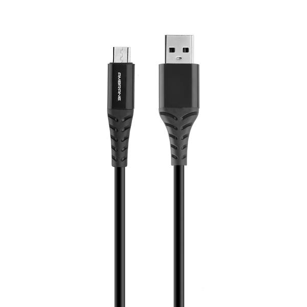 Ambrane ACM-11 Plus 3A 1 Meter Micro USB Cable (Black)