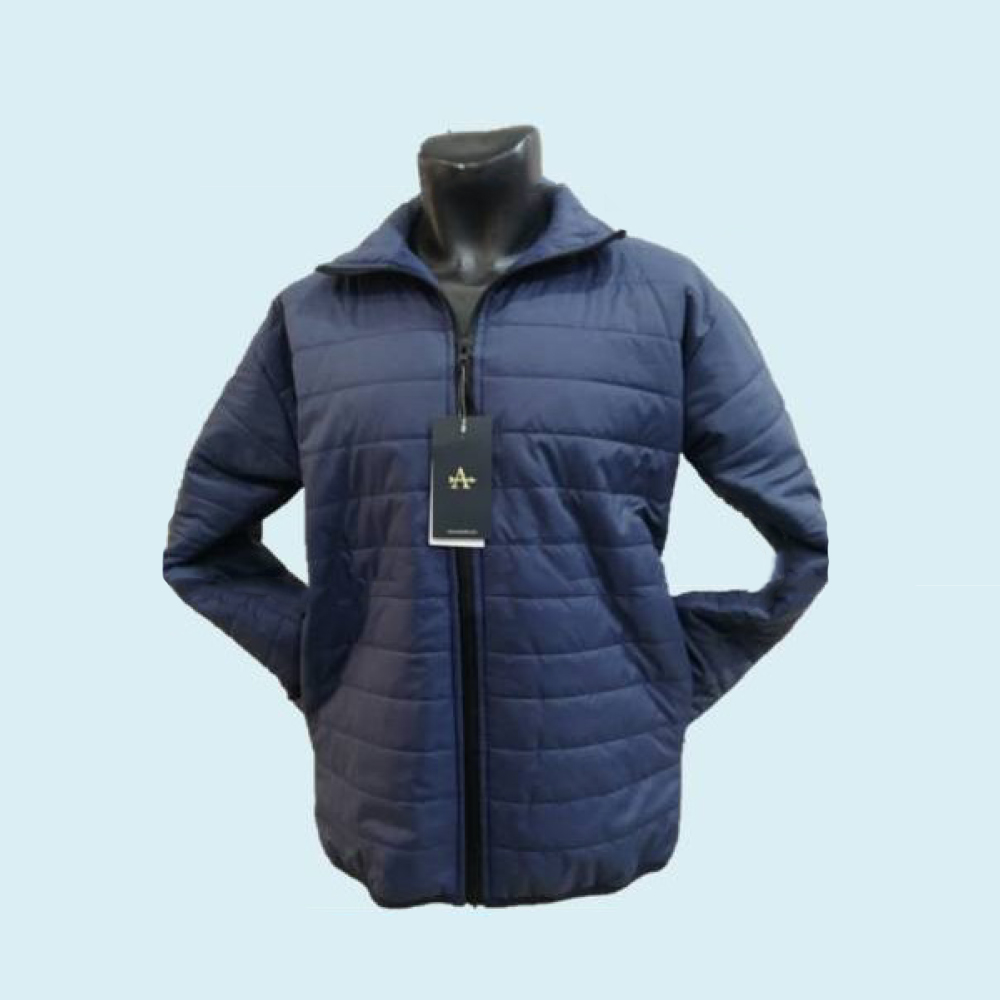 ARROW QUILTED JACKET FULL SLEEVES - BLUE COLOUR - POLYESTER