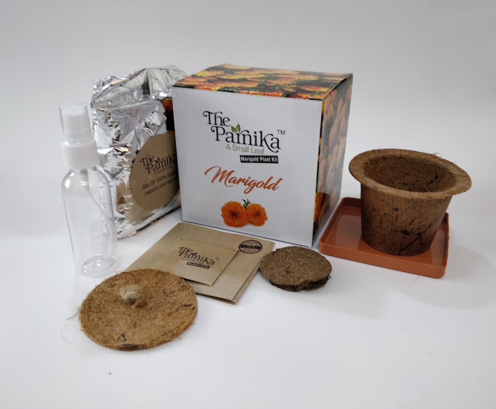 The Parnika DIY Plantation Kit - Marigold