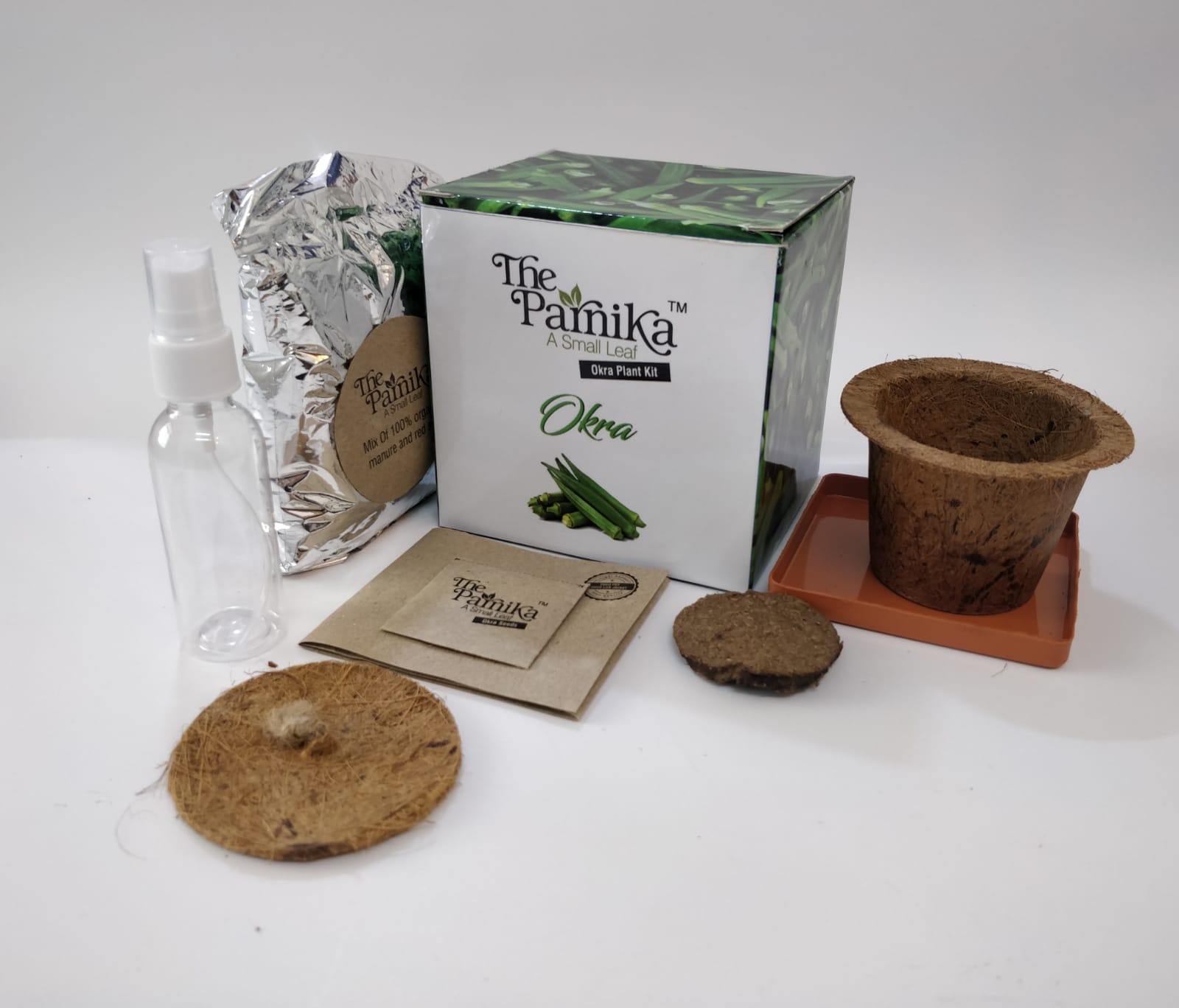 The Parnika DIY Plantation Kit - Okra