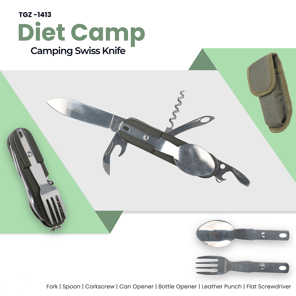 TGZ-1413 - Diet Camp - Camping Swiss Knife