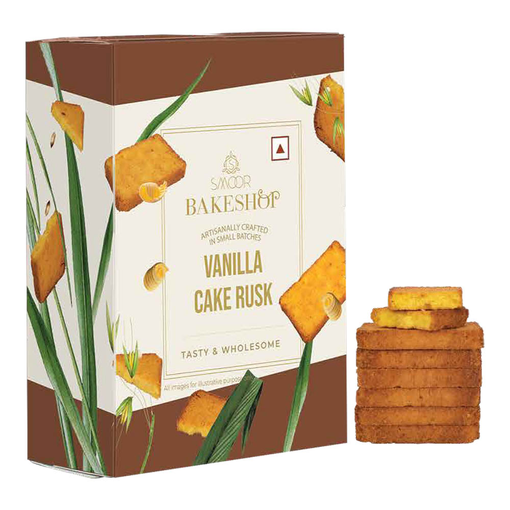 SMOOR CHOCOLATES -  VANILLA CAKE RUSK