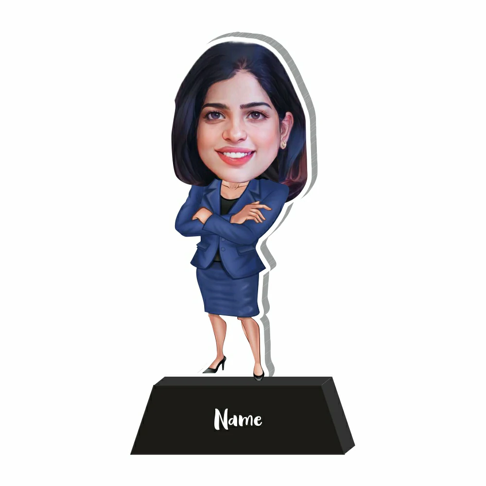 FT Caricature Women - 8 inches - Personalise it with any image