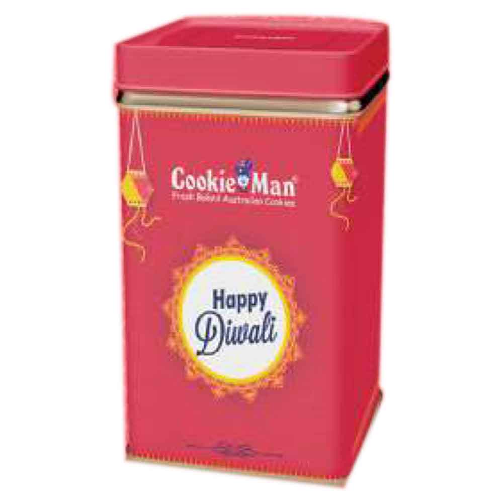 Cookie Man Small Square Tin 200 Gms