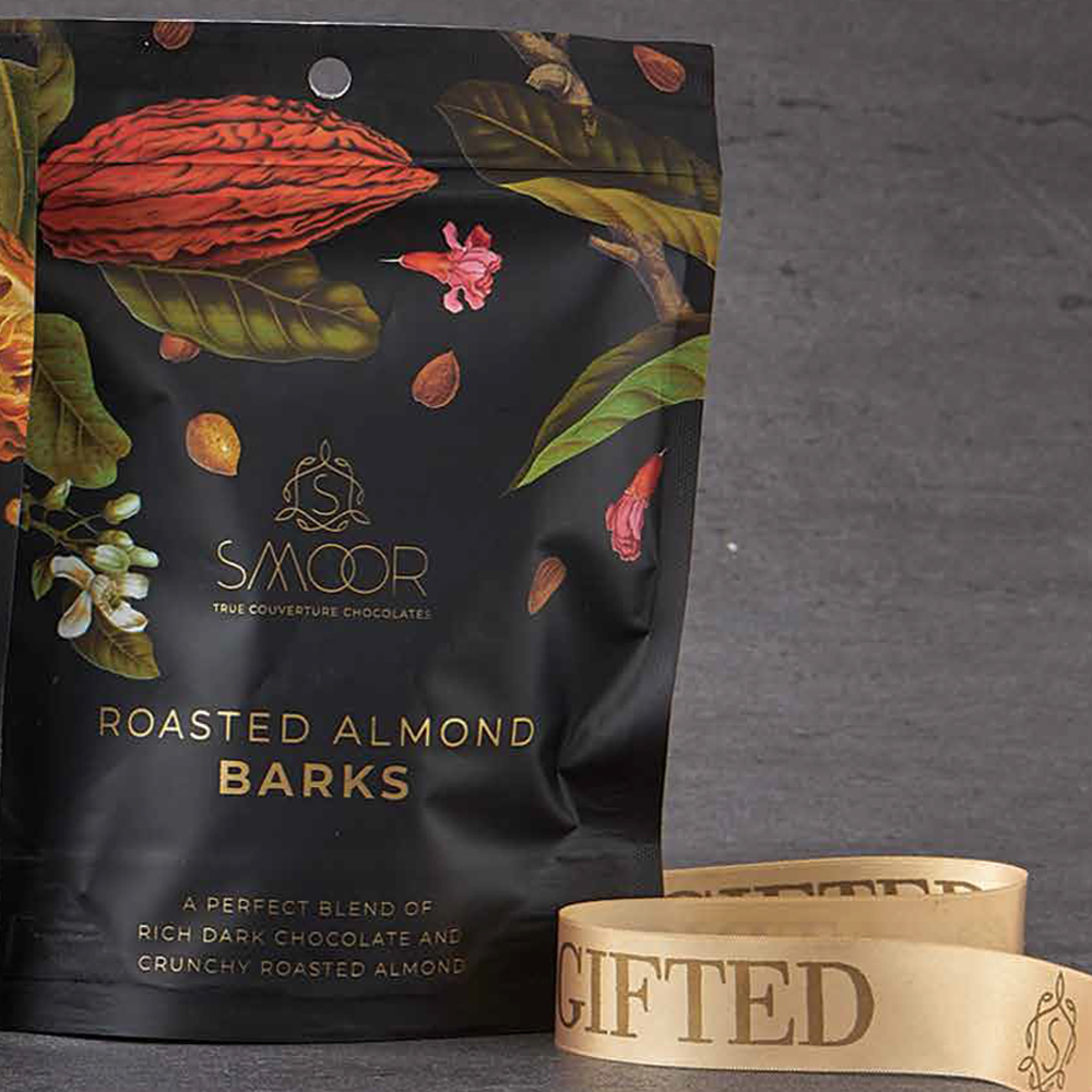 SMOOR CHOCOLATES -    ROASTED ALMOND BARKS - 150G