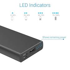 Portronics Power Perk 5K-5000mAh Power Bank with Dual Input (Micro+Type-C)