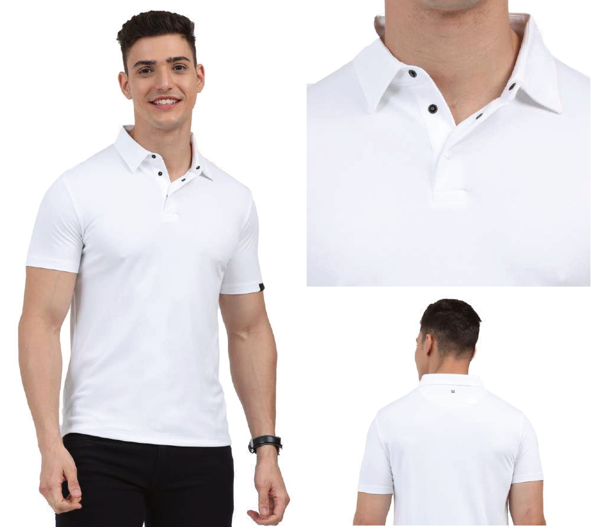 Rare Rabbit Signature Polo T-Shirt - Regular Fit Unisex Tee