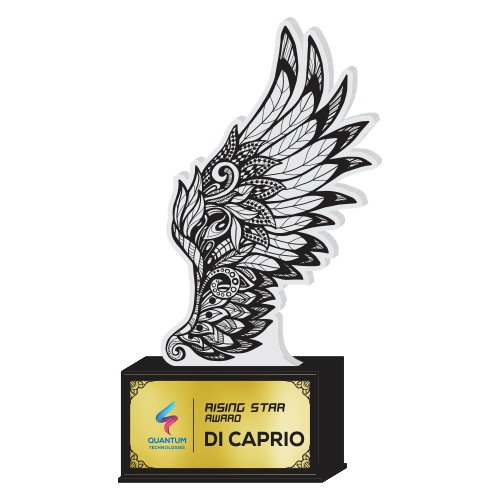 Acrylic Trophy - FT 426 - Rising Award 8"