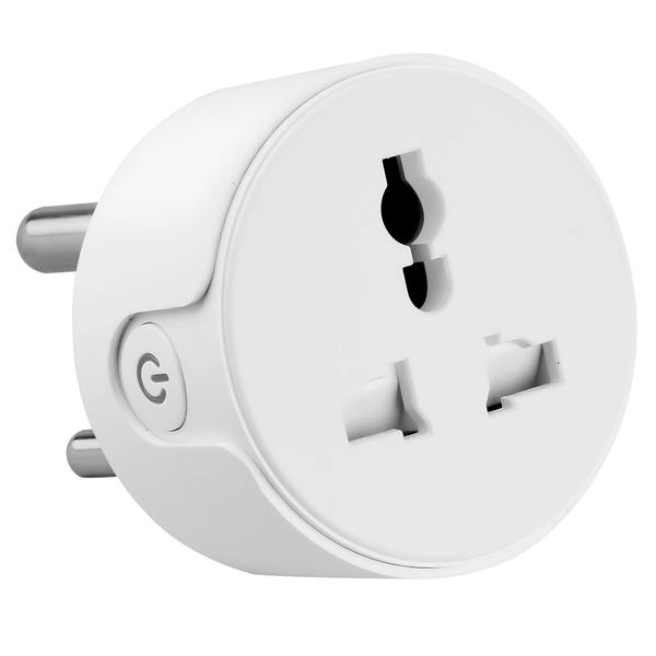 Ambrane WiFi Smart Plug 10A - Control Your Devices from Anywhere, No Hub Required, Works with Amazon Alexa and Google Assistant (ASP-10, White)