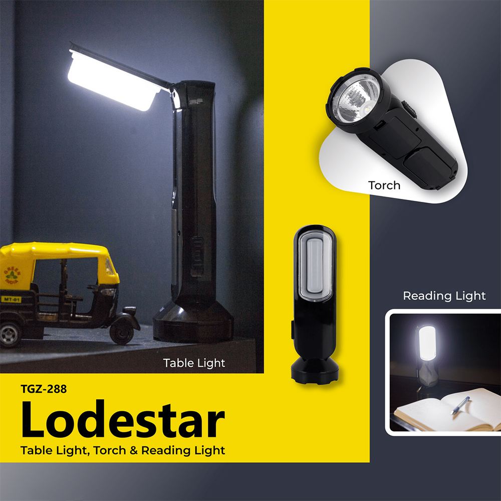 TGZ-288 - Lodestar - Table Light, Torch & Reading Light