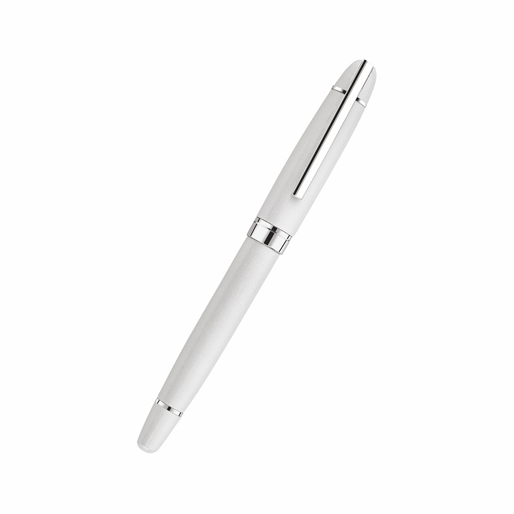 FTJ - MP 43 - 517 White Roller Metal Pen