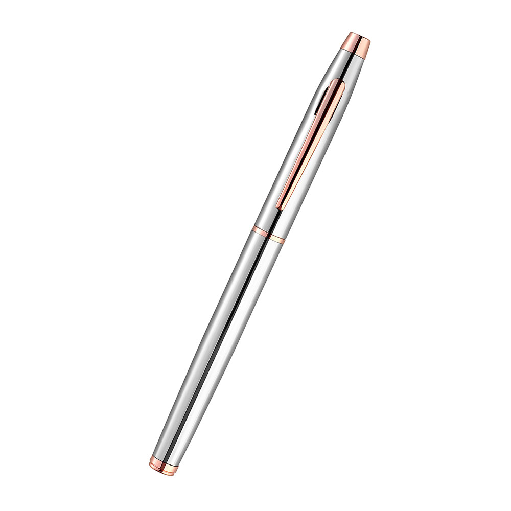FTJ - MP 65 - Kross Roller Chrome Rosegold Metal Pen