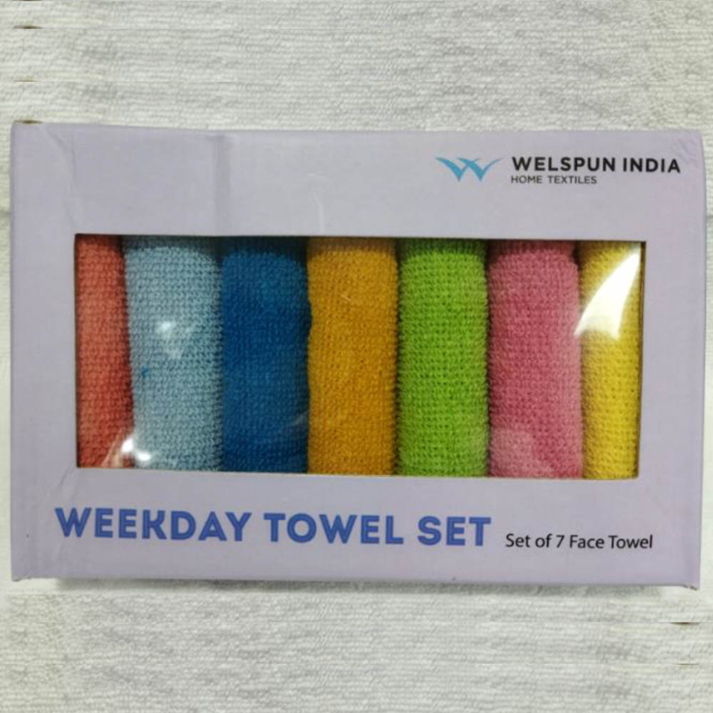 WELSPUN - WEEKDAY TOWEL SET