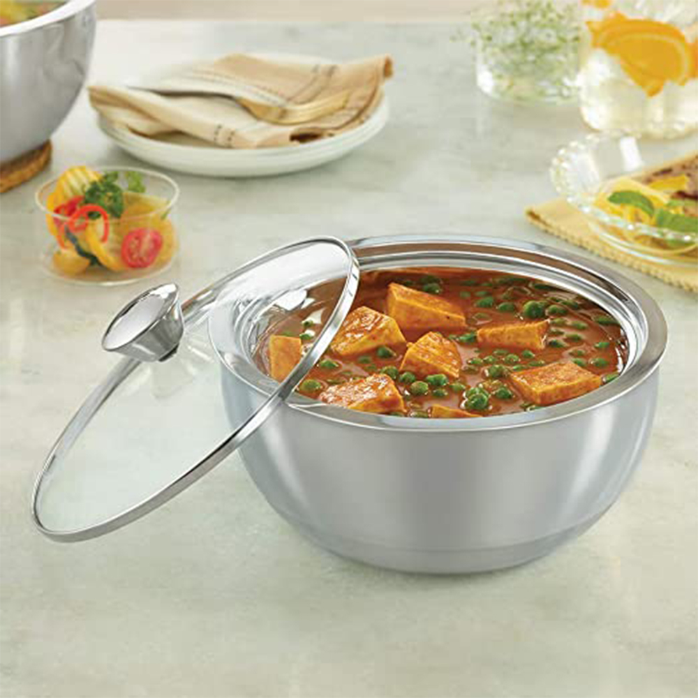 BOROSIL SS INSULATED  CURRY SERVER