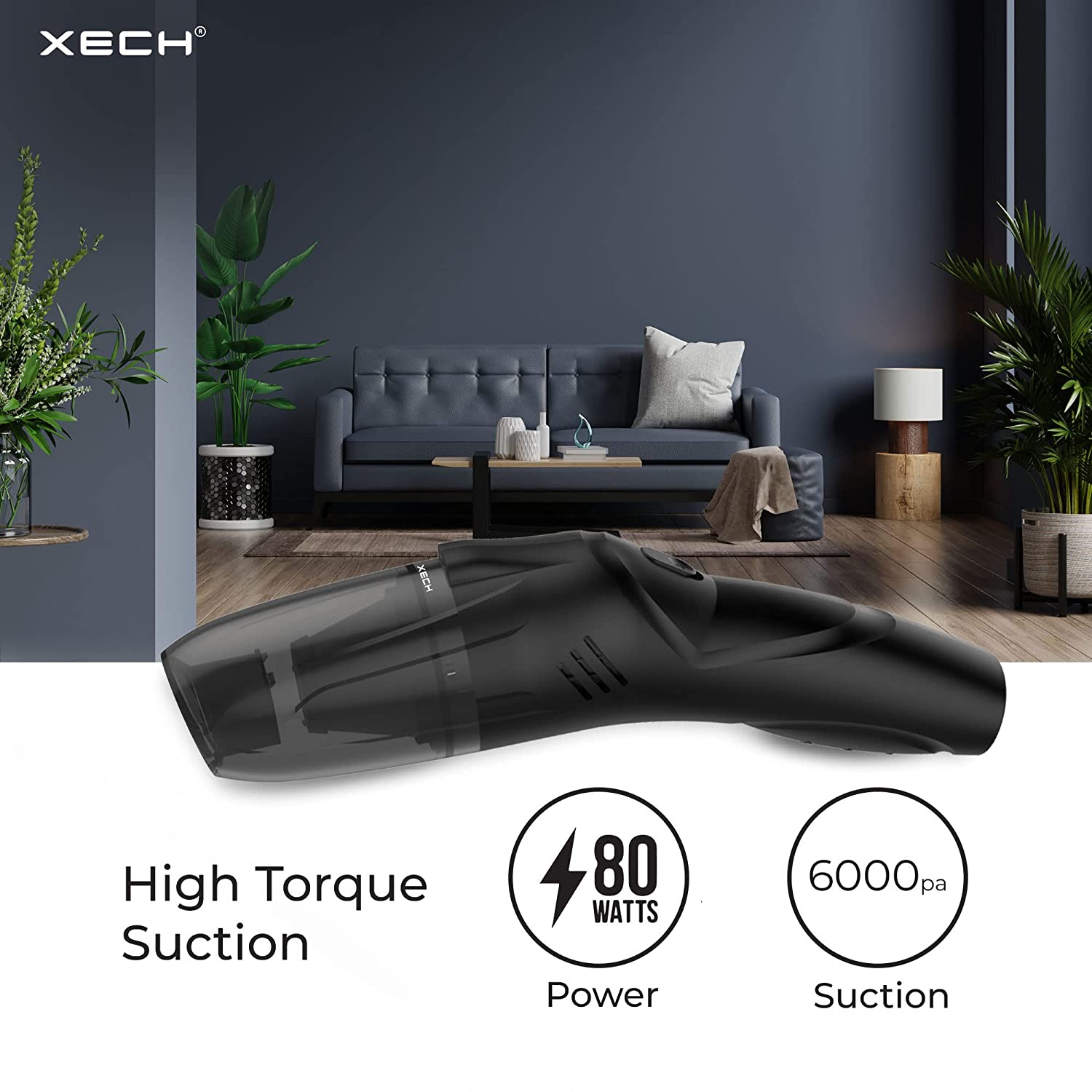 XECH - V-SHARK - Cordless Rechargeable Handheld Vacuum Cleaner