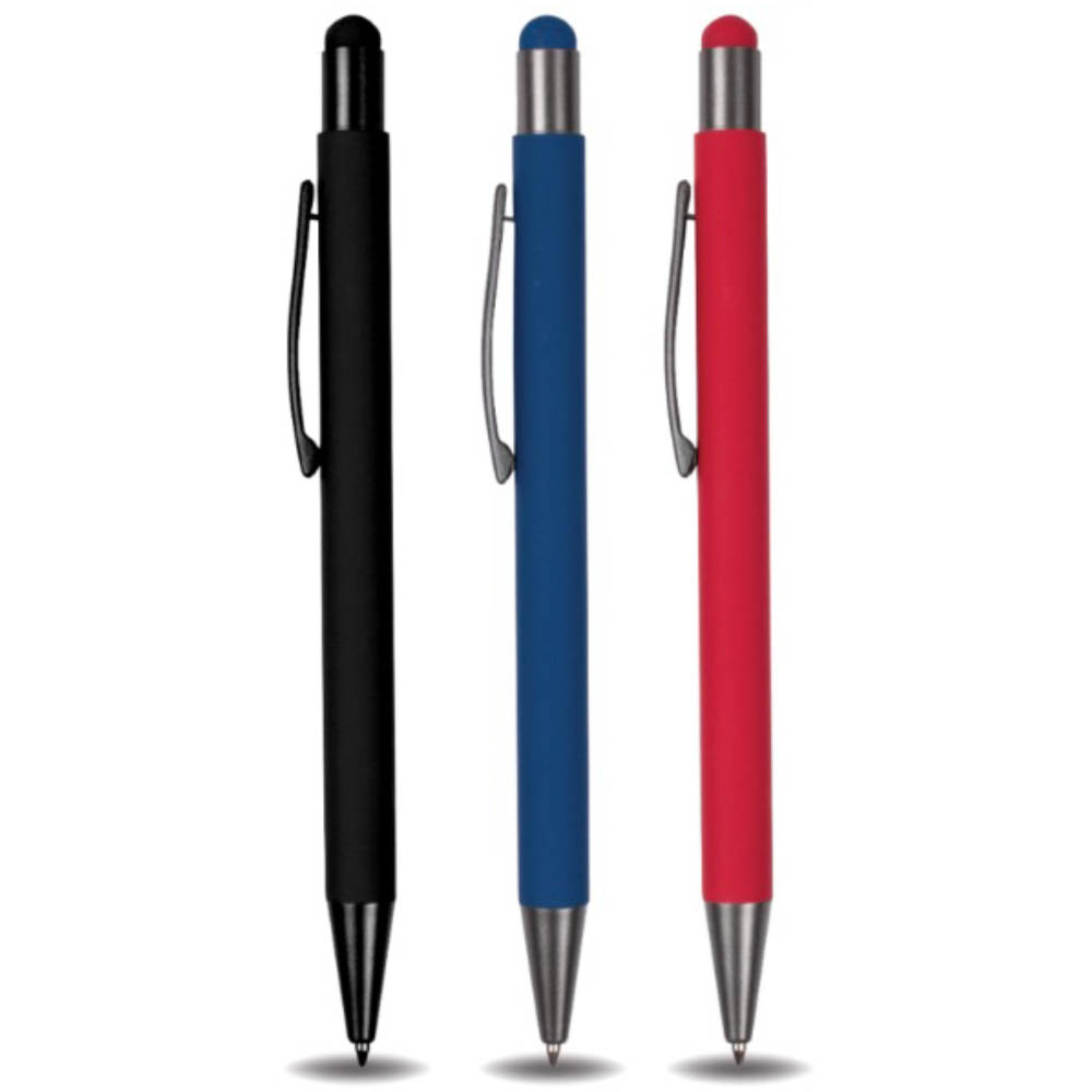 UG-MP08 - STYPEN - Premium Rubberized Metal Pens With Stylus