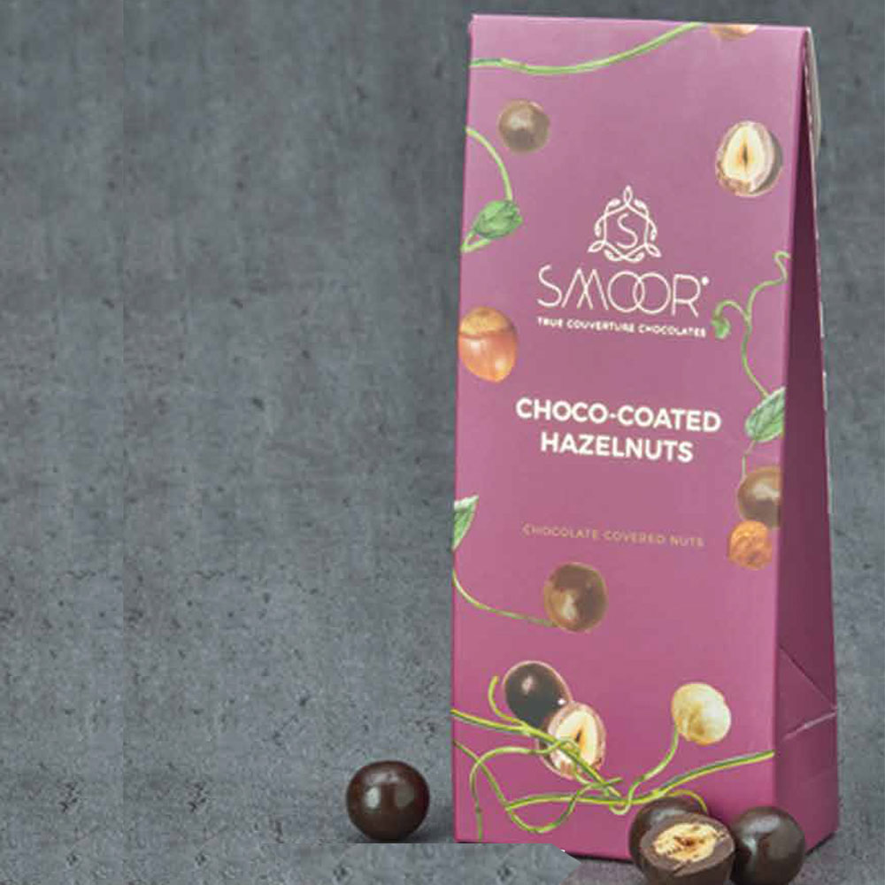 SMOOR CHOCOLATES -  CHOCO-COATED HAZELNUTS