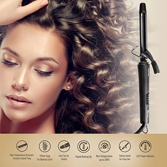 TK-SYSKA-HC700 - Salon Finish Hair Curler (Black)