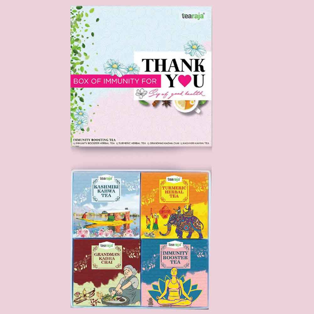 Tea Raja - Thank You Immunity Box for Doctors Wellness Tea