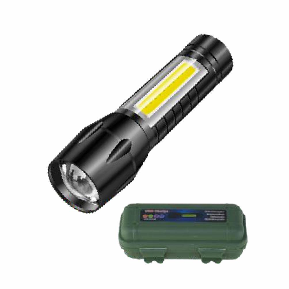 SWISS MILITARY-CHARGEABLE MULTI- FUNCTION LED TORCH