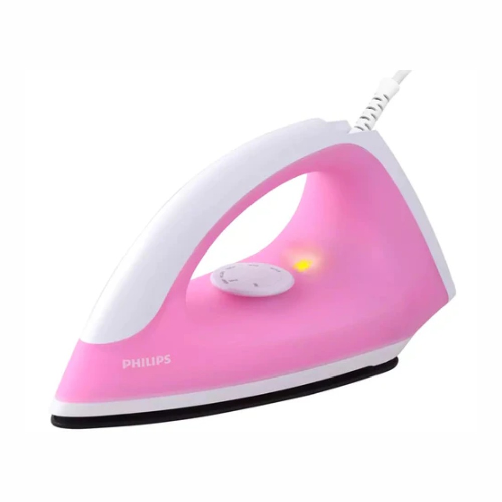 Philips Dry Iron - non stick - 750W  ( Ready Light Indicator precious tip & button groove)