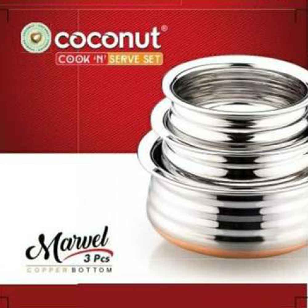 Coconut Marvel  Cook-serve Set of 3pcs