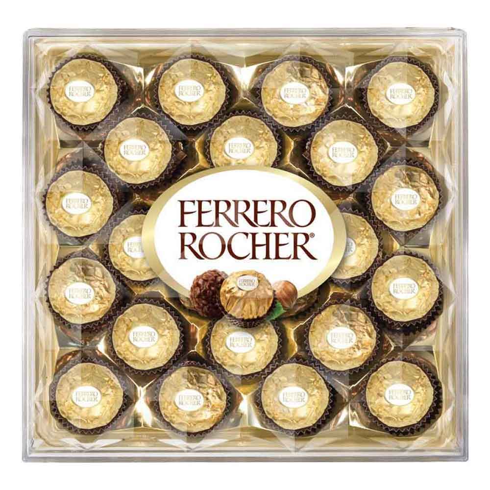 Ferrero Rocher Chocolate - Iconic Pack of 24 Pralines