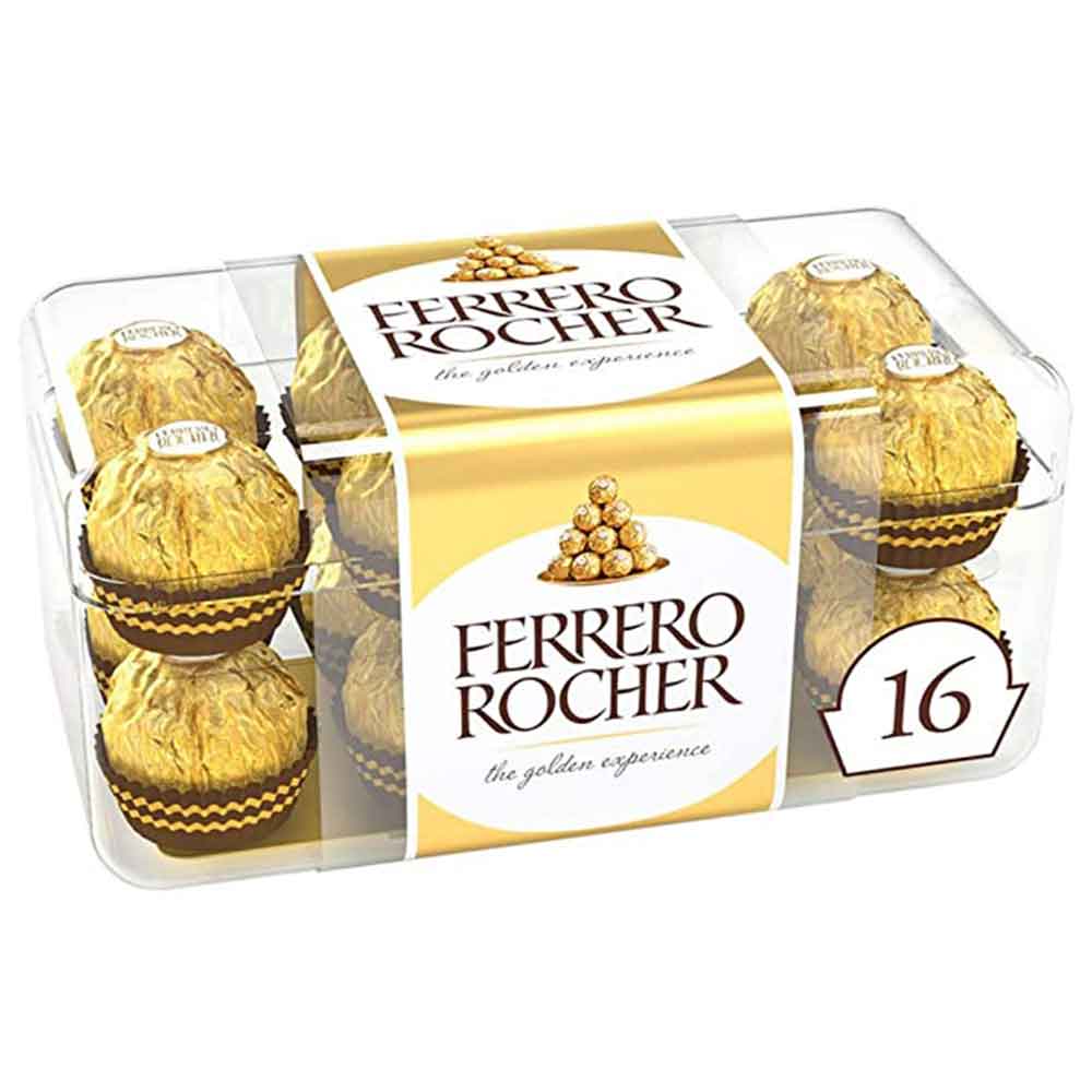 Ferrero Rocher Chocolate Iconic Pack of 16 Pralines