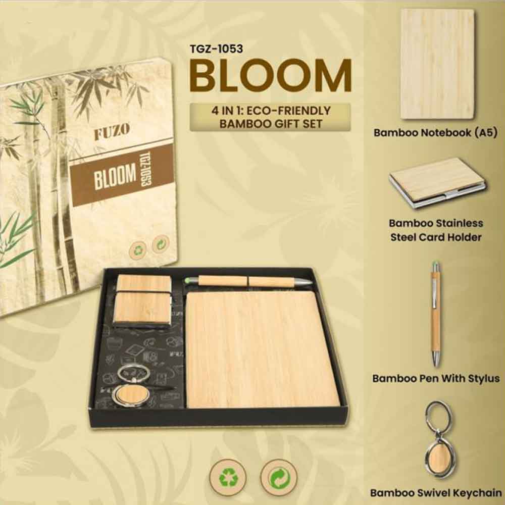 TGZ - 1053  - Bloom Eco-Friendly Bamboo Gift Set