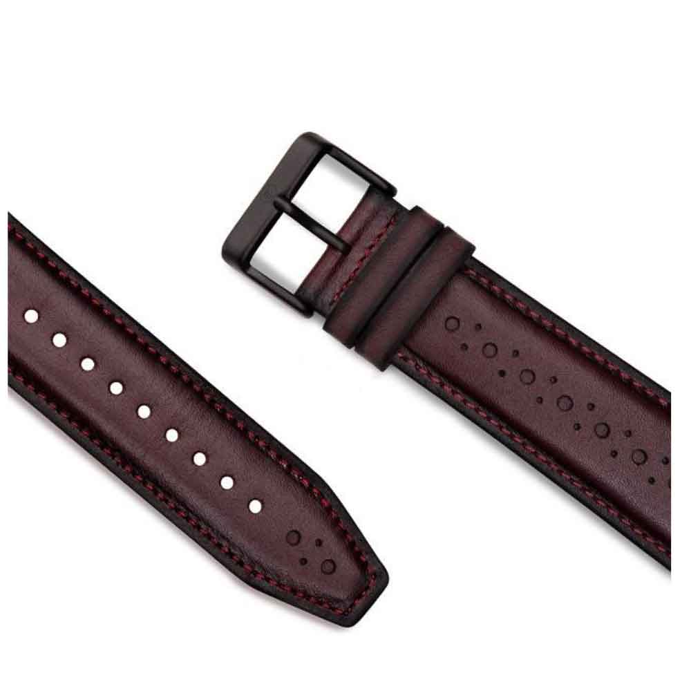 Lapis Bard Leather Apple Watch Strap - Bordeaux