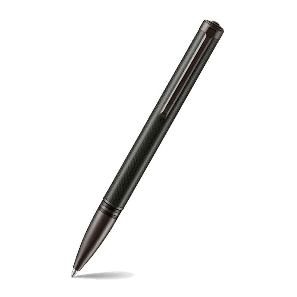 Contemporary Special Edition Torque Ballpoint Pen - Carbon Fibre With Gunmetal Trim