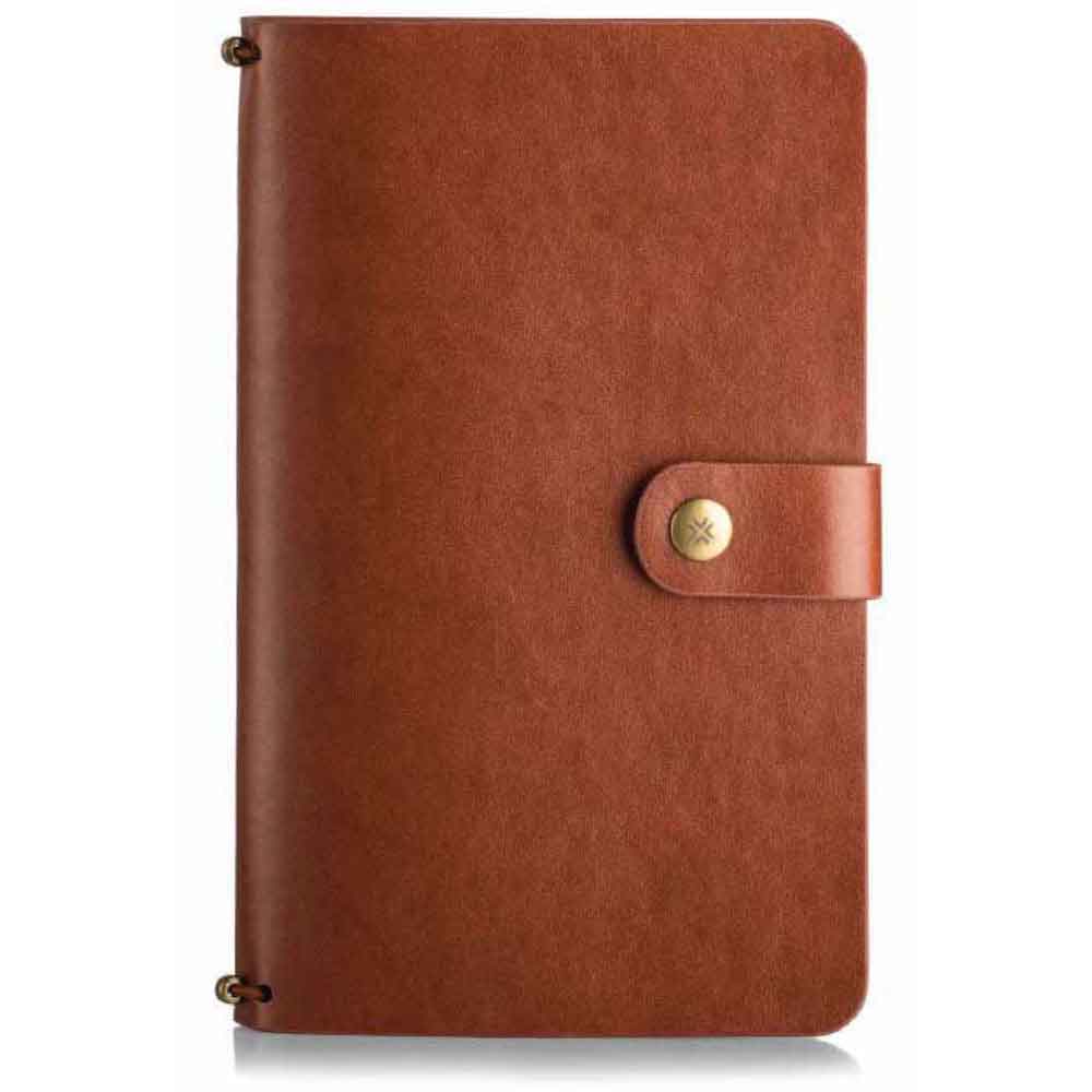 Quikrite Journal System with  two Replaceble Notebook - Brown