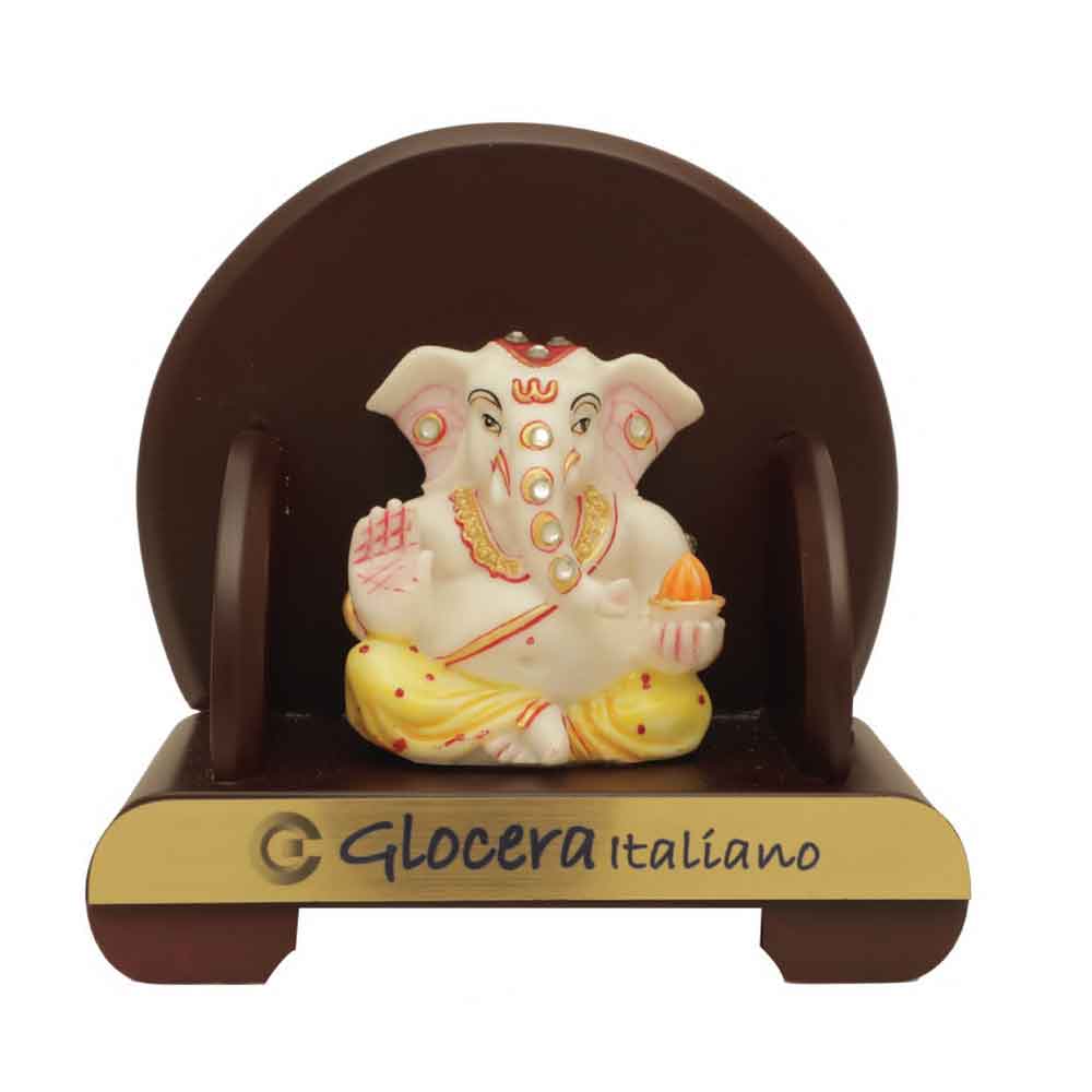 FTG 3- Lord Ganesh Statue with a Wooden Frame
