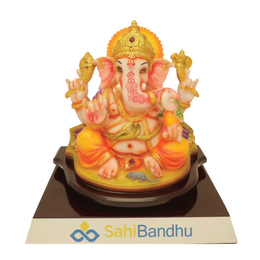 FTG 9- Arts Ceramic Finish Lord Ganesh Statue