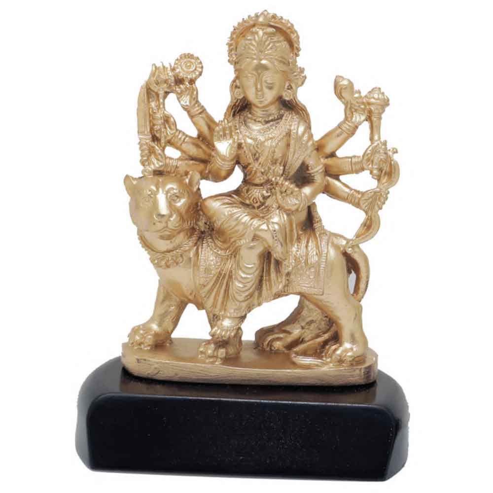 FTG 67 - Metal Finished Durga Mata Statue