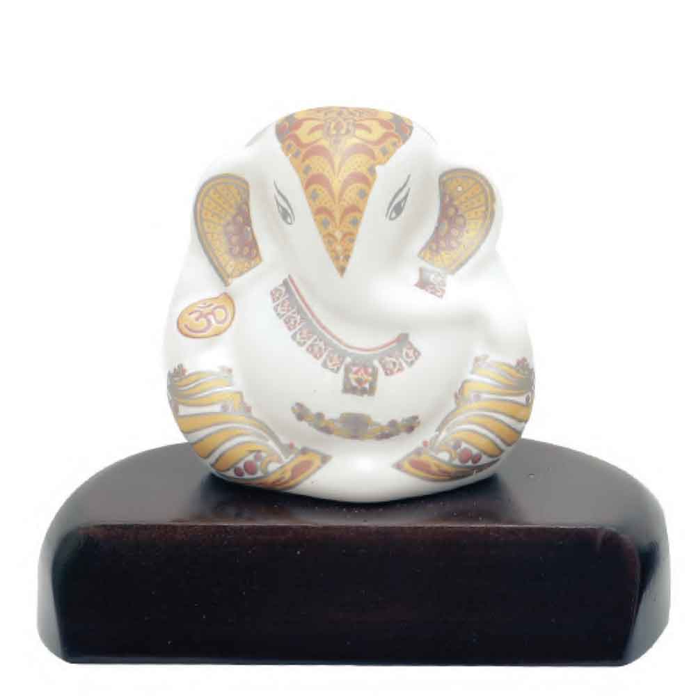 FTG 71 - Ceramic Finished Lord Ganesha Statue