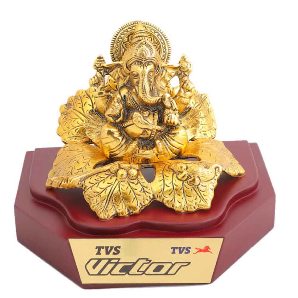 FTG 82 - Metale Finished Lord Ganesha Statue