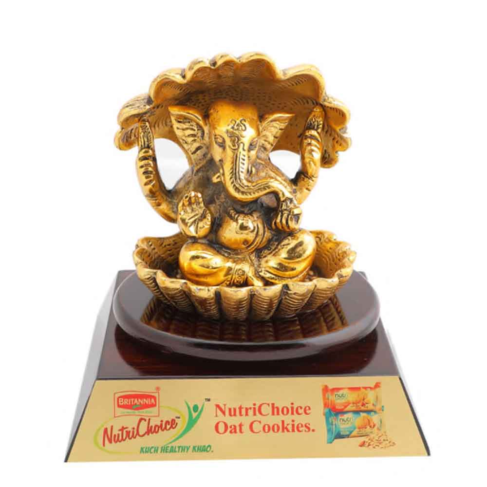 FTG 83 - Metale Finished Lord Ganesha Statue