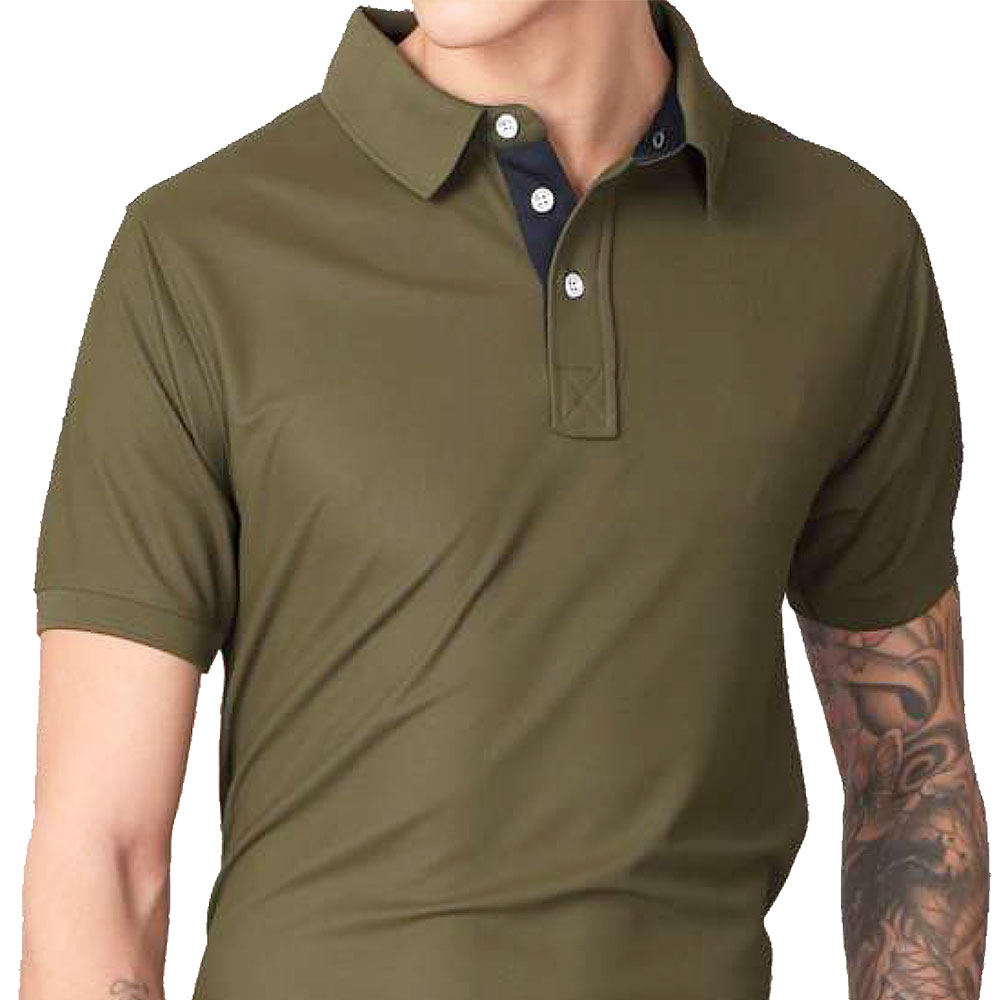 STELLERS - GOLF POLO T-Shirt - Olive Green