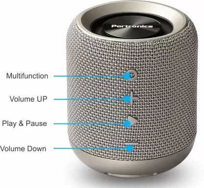 Portronics SoundDrum Portable Bluetooth Speaker with FM & USB
