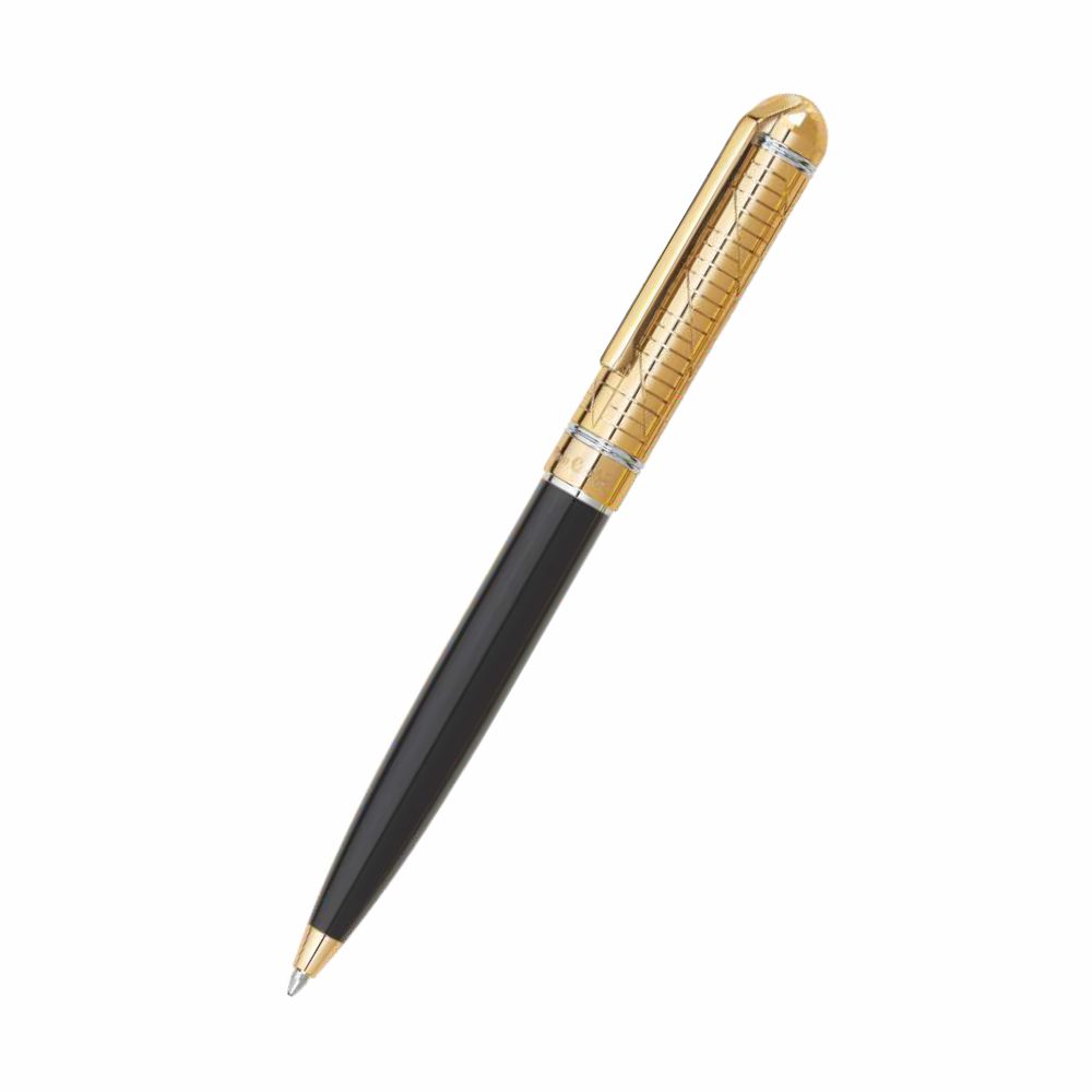Pierre Cardin Paris - Crown Black and Gold - Exclusive Ball Pen