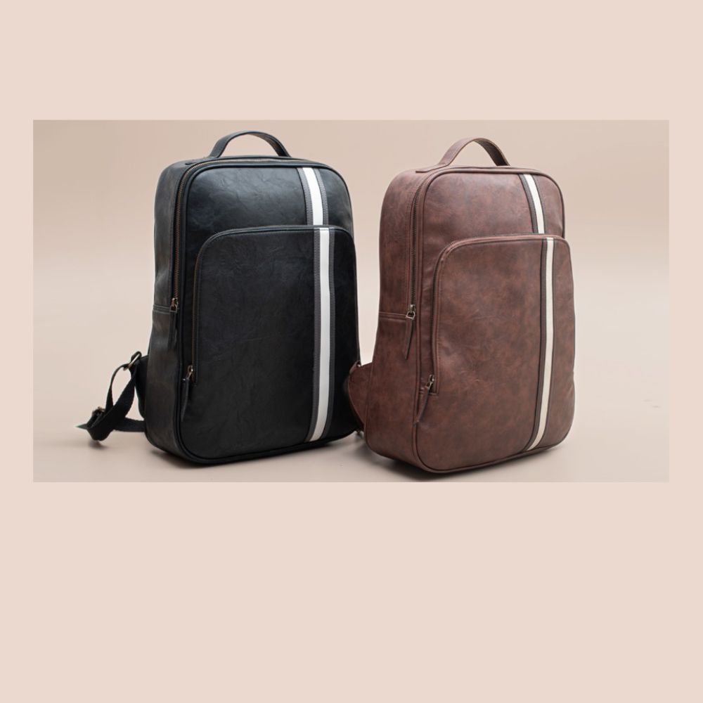 Oblique Designs - Phoenix - Laptop Backpack - Black, Brown