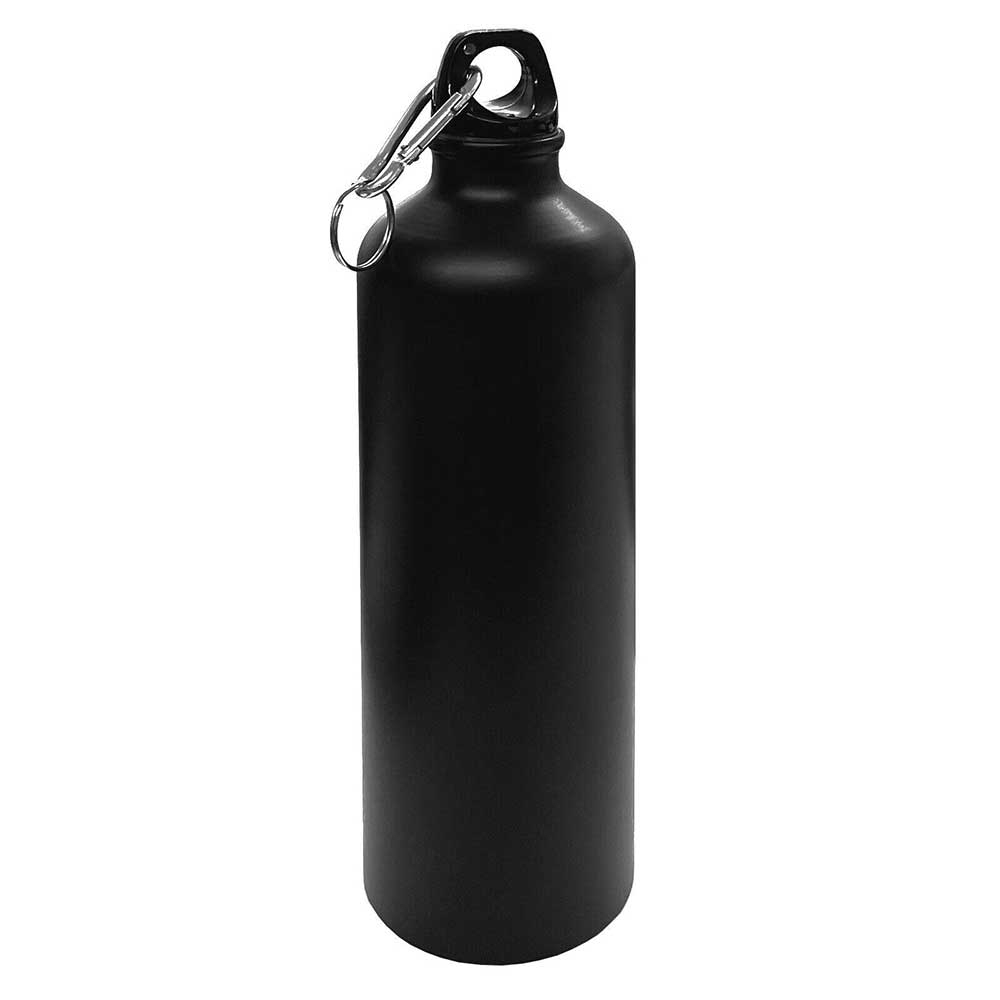 Matte Black Plain Aluminum Water Bottle
