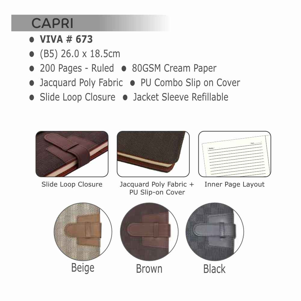 VIVA - CAPRI - NOTEBOOK