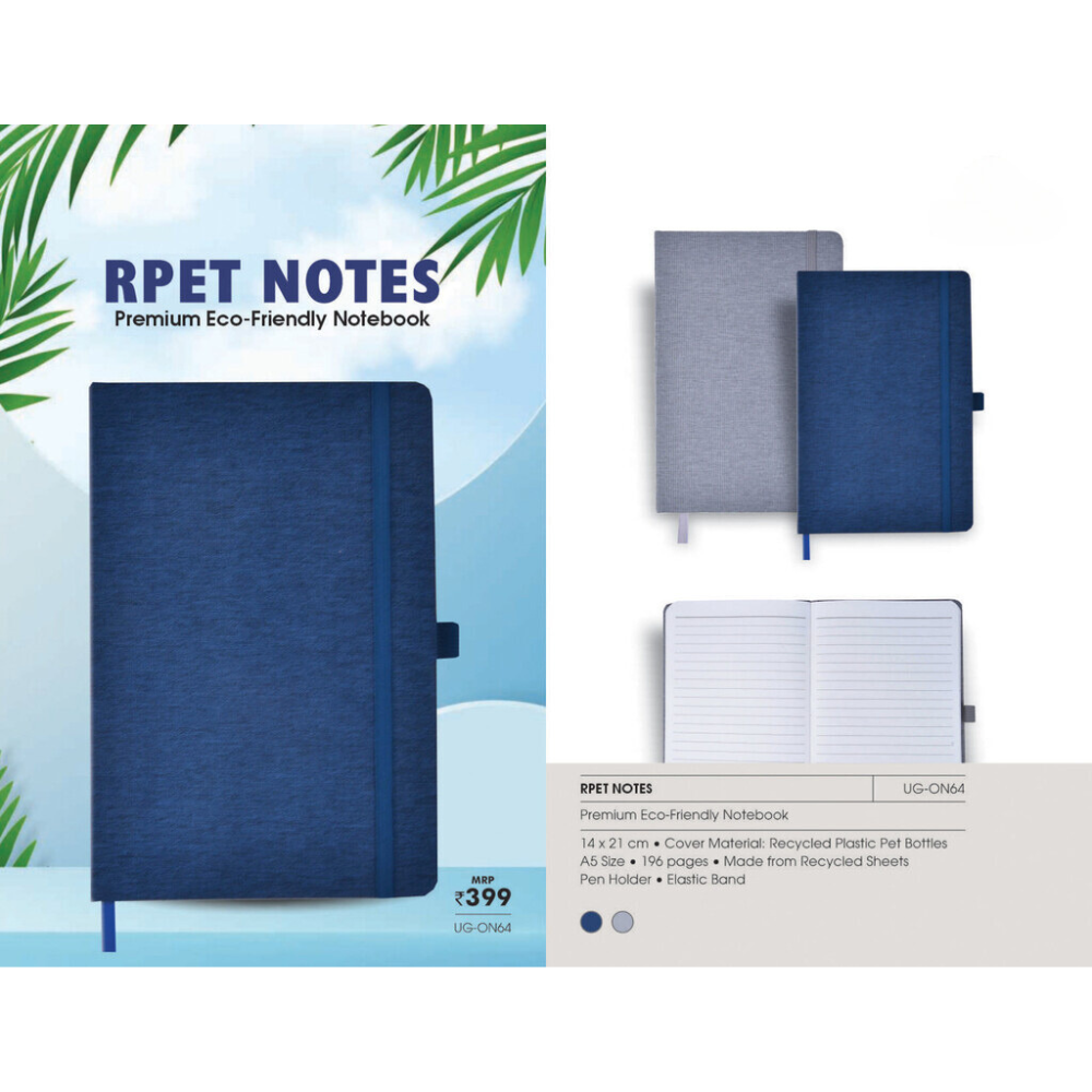 RPET NOTES  - Premium Eco - Friendly Notebook