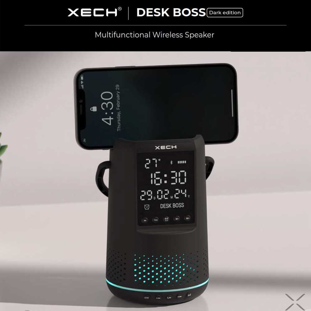 XECH -  DESK BOSS(Dark Edition) -  Multifunctional Wireless Speaker