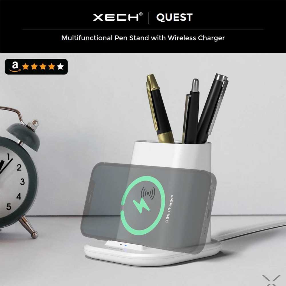 XECH - QUEST - Multifunctional Pen Stand with Wireless Charger