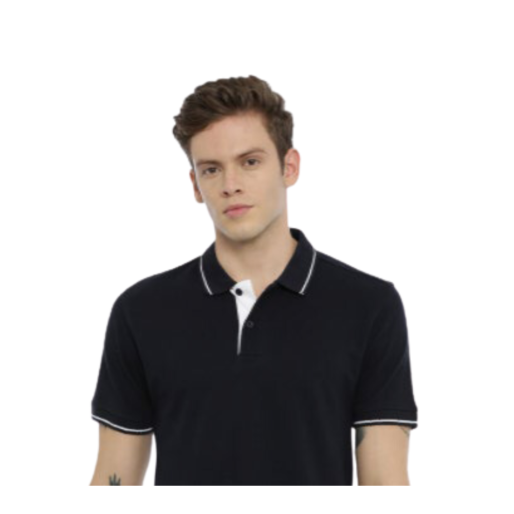 COTTSBERRY - HIFI MENS - COLLAR TEE COTTON WITH TIPPING - GSM 250