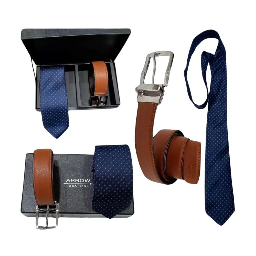 ARROW - TIE AND DUAL SIDE NON- LEATHER BELT