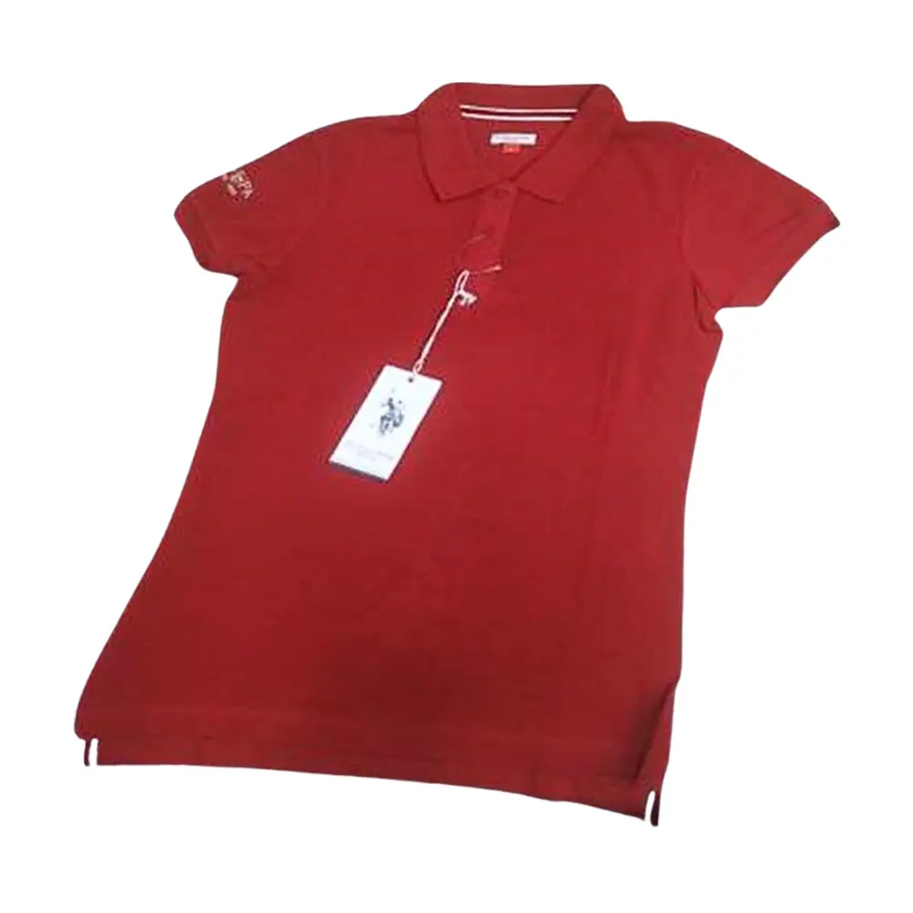 US POLO ASSN T-SHIRT - RED COLOUR - WOMEN